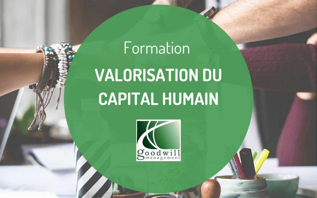 Formation valoriser le capital humain - Goodwill Management