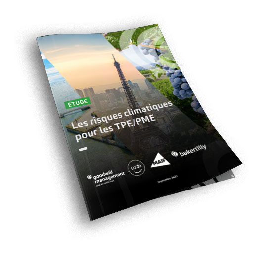 Couverture étude sur les risques climatiques de TPE et PME