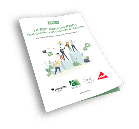 Couverture de l'étude sur la maturité RSE des PME - Goodwill-management