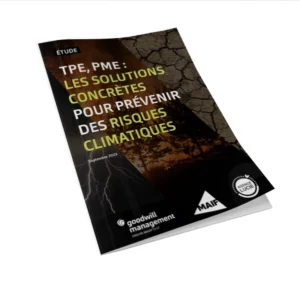 couverture étude solutions aux risques climatiques des TPE PME