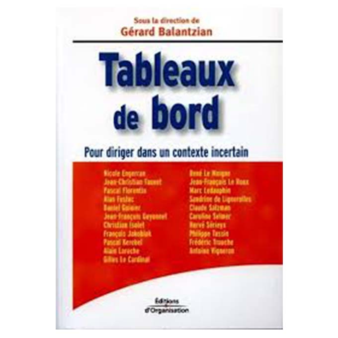 Couverture livre tableau de bord