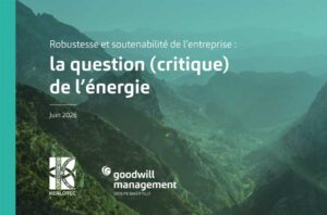 Couverture - étude la question critique de l'énergie