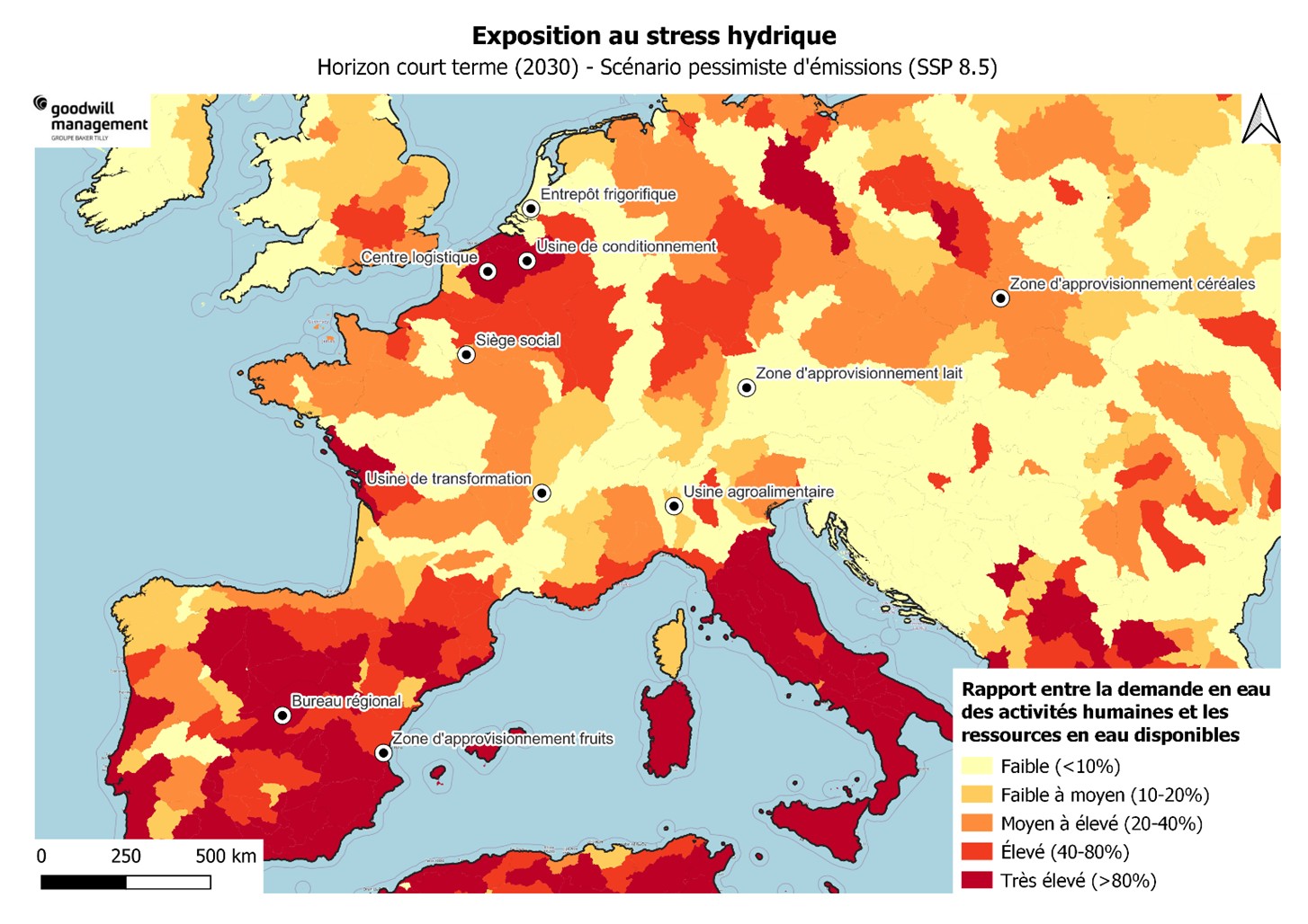 carte exposition stress hydrique